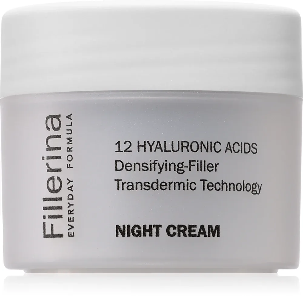 Fillerina Everyday Formula Night Cream - Крем для лица на ночь с гиалуроновой кислотой, 50 мл