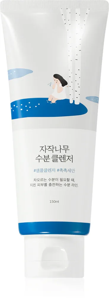 ROUND LAB Birch Juice Moisturizing Cleanser - Нежный пенящийся гель для тела с регенерирующим действием, 150 мл