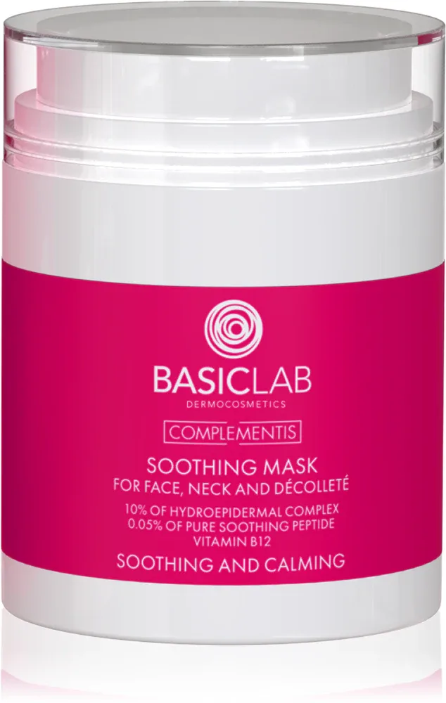 BasicLab Dermocosmetics Complementis - Маска успокаивающая для чувствительной и раздраженной кожи, 50 мл