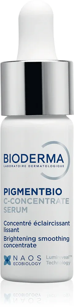 Bioderma Pigmentbio C-Concentrate - Сыворотка для лица, корректирующая и осветляющая пигментные пятна, 15 мл