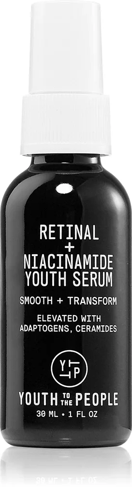 Youth To The People Youth Retinal + Niacinamide Serum - Сыворотка для лица против старения кожи ночная, 30 мл