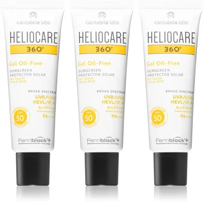 Heliocare 360 Gel Oil-Free - Солнцезащитный гель SPF 50, 3 мл