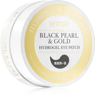 Petitfee Black Pearl & Gold - Гидрогелевая маска для глаз, 60 шт