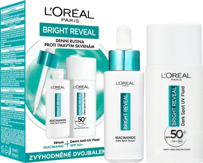 L’Oreal Paris Bright Reveal - Препарат выравнивающий на пигментные пятна удобная упаковка, 2 шт