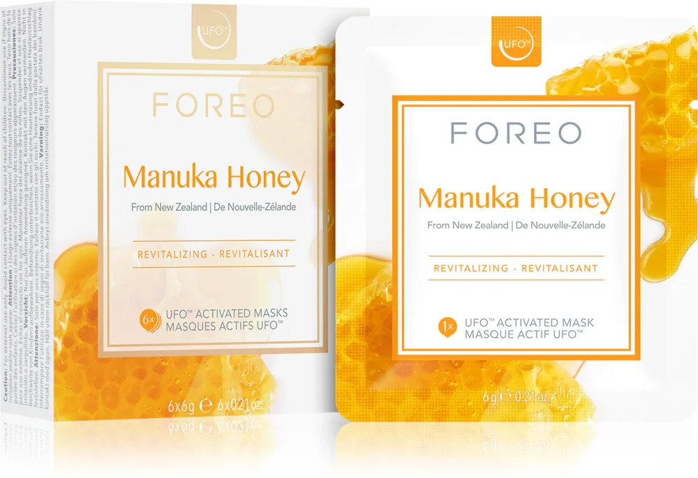 FOREO UFO Manuka Honey - Маска для лица Revitalizing, 6 г