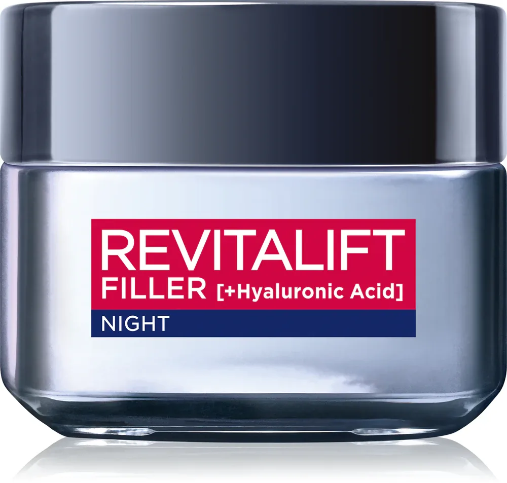 L’Oreal Paris Revitalift Filler - Крем для лица, заполняющий на ночь против старения, 50 мл