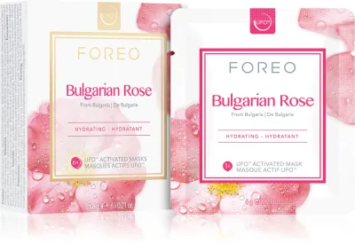 FOREO UFO Bulgarian Rose - Увлажняющая маска для лица, 6 г