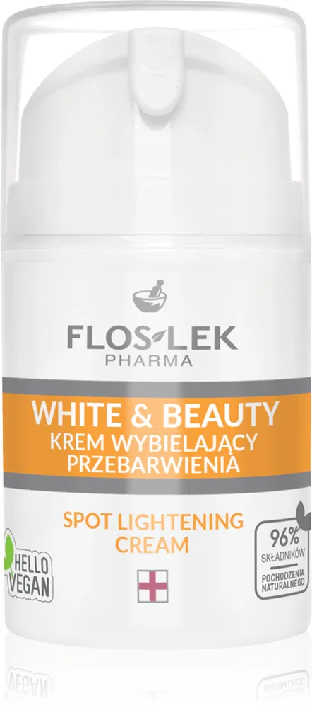 FlosLek Pharma White & Beauty - Крем отбеливающий для местного применения, 50 мл