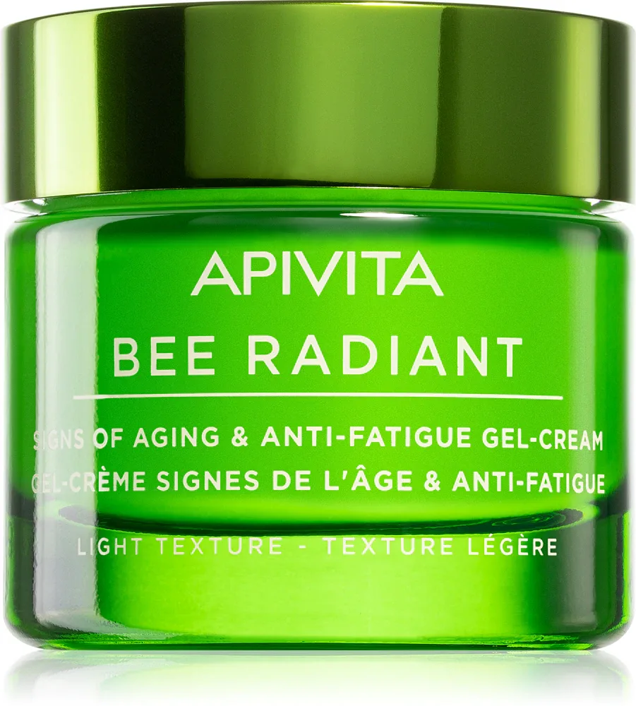 Apivita Bee Radiant Gel-Cream - Light texture - Легкий крем-гель против старения и укрепляющий кожу, 50 мл