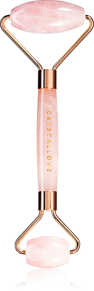 Crystallove Rose Quartz Roller - Массажный ролик для лица, 1 шт