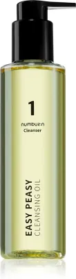 Numbuzin No. 1 Easy Peasy Cleansing Oil - Очищающее масло для снятия макияжа для увлажнения кожи и сужения пор, 200 мл