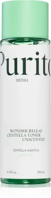 Purito Wonder Releaf Centella Toner Unscented - Нежный тоник для лица для чувствительной кожи, 200 мл