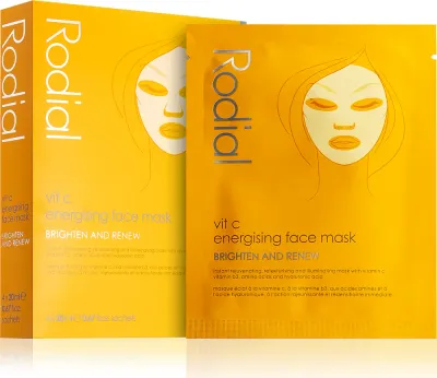 Rodial Vit C Energising Face Mask - Крем для лица, осветляющий и придающий коже жизненную силу с витамином C, 20 мл