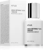 Anua Retinol 0.3% + Niacin Renewing Serum - Ночное регенерирующее сыворотка для лица от расширенных пор и морщин, 30 мл — фото 2