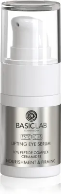 BasicLab Cosmetology Esteticus - Сыворотка для лифтинга вокруг глаз с пептидами, 15 мл
