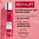 L’Oreal Paris Revitalift - Тоник для лица с эксфолирующим и очищающим действием, 180 мл — фото 2
