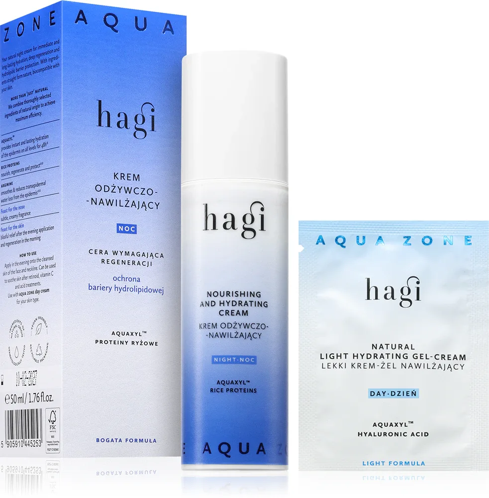 Hagi Aqua Zone - Увлажняющий ночной крем с питательным действием, 50 мл