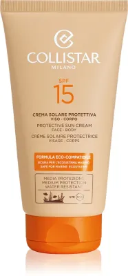 Collistar Sun Eco-Compatible - Крем для загара SPF 15 ECO, 150 мл