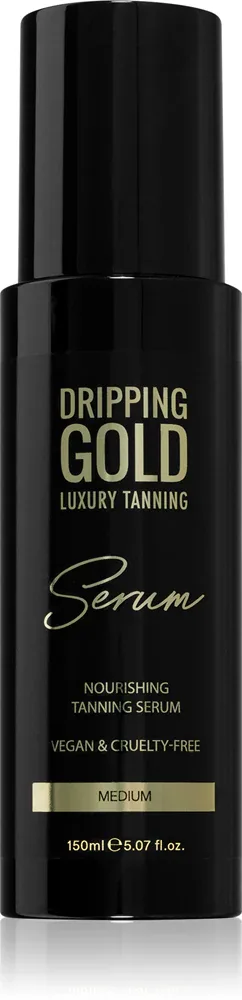 Dripping Gold Luxury Tanning Serum - Автозагар для тела и лица, 150 мл, оттенок Medium