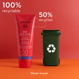 Apivita Bee Sun Safe Hydra Fresh Milk SPF50 - Молочко для загара для лица и тела SPF 50 — фото 7