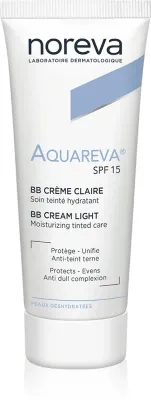 BB крем Noreva Aquareva BB Cream с SPF, лёгкое покрытие, 40 мл Light