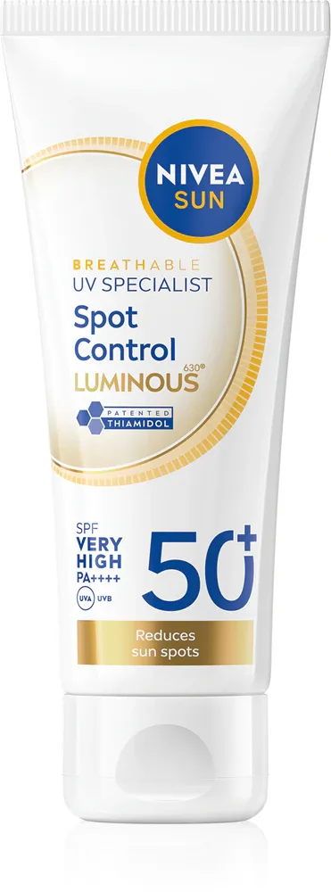 NIVEA SUN Luminous 630 - Крем для загара лица против пигментации кожи SPF 50+, 40 мл