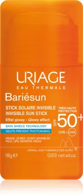 Uriage Bariesun Invisible Sun Stick - Солнцезащитный стик для чувствительных участков SPF 50+, 18 г