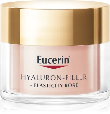 Eucerin Hyaluron-Filler + Elasticity Rose - Ежедневный уход, замедляющий процесс старения кожи SPF 30, 50 мл