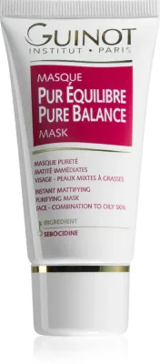 Guinot Pure Balance - Маска для лица, очищающая, уменьшающая себум и поры, 50 мл