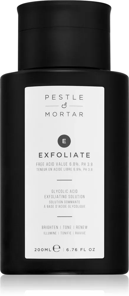 Pestle & Mortar EXFOLIATE - Тоник для лица с эксфолирующим и очищающим действием, 200 мл