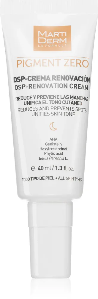 MartiDerm Pigment Zero DSP-Cream - Крем на ночь против пигментации кожи, 40 мл