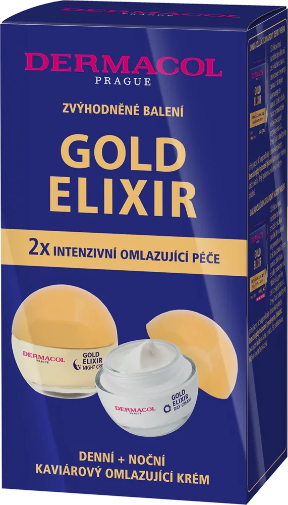 Dermacol Gold Elixir - Крем омолаживающий двойного действия