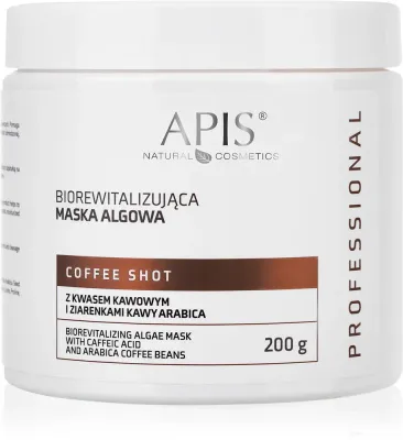 Apis Natural Cosmetics Coffee Shot - Крем для лица с экстрактами кофе - ревитализирующая маска, 200 г