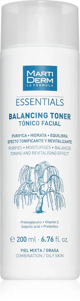 MartiDerm Essentials - Тоник для лица, нормализующий, уменьшающий выделение себума, 200 мл