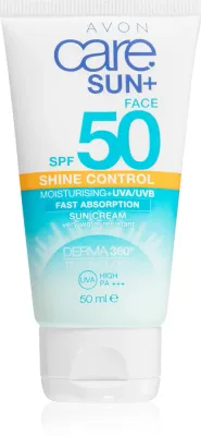 Avon Care Sun + - Матирующий крем для загара SPF 50, 50 мл