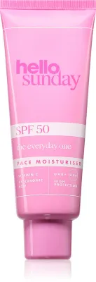 hello sunday the everyday one SPF 50 - Увлажняющий крем для лица SPF 50, 75 мл