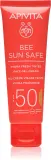 Apivita Bee Sun Safe Hydra Face Tinted Gel-Cream SPF50 - Тонирующий крем-гель SPF 50, 50 мл — фото 1