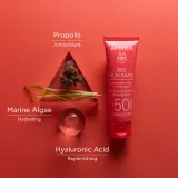 Apivita Bee Sun Safe Hydra Face Tinted Gel-Cream SPF50 - Тонирующий крем-гель SPF 50, 50 мл — фото 3