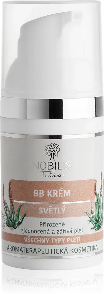 Nobilis Tilia BB Krem - BB-крем с увлажняющим действием с алоэ, 30 мл, оттенок Light