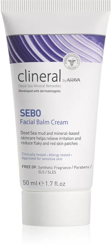 AHAVA Clineral SEBO - Питательный и успокаивающий крем для лица с увлажняющим действием, 50 мл