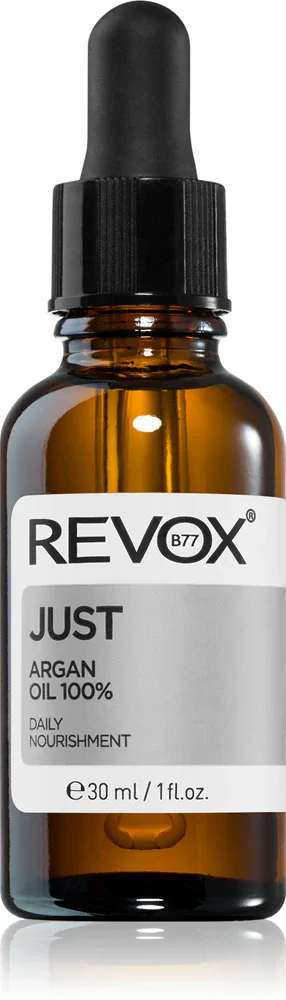 Revox B77 Just Argan Oil 100% - Питательная масляная сыворотка для лица и шеи, 30 мл