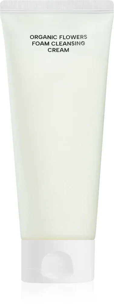 WHAMISA Organic Flowers Foam Cleansing Cream - Пенящийся крем для глубокого очищения - демакияж, 150 мл