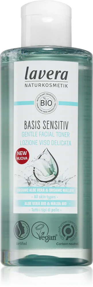 Lavera Basis Sensitiv - Нежный увлажняющий тоник для лица, 200 мл