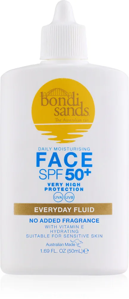 Bondi Sands SPF 50+ Everyday Face Fluid - Солнцезащитный флюид для лица SPF 50+, 50 мл