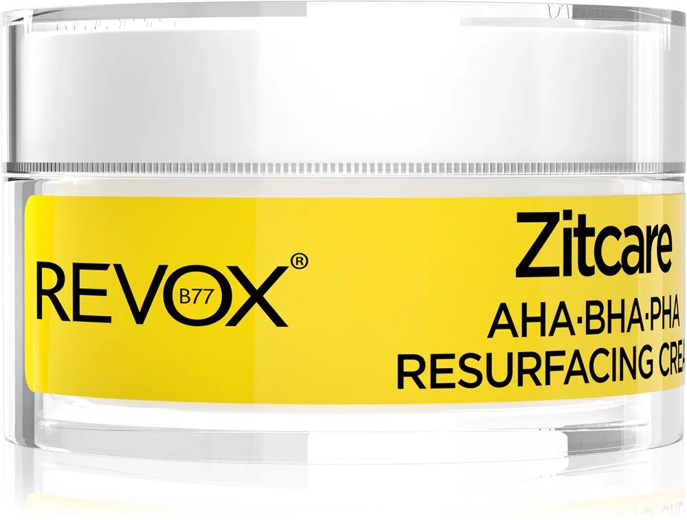 Revox B77 Zitcare AHA BHA PHA Resurfacing Cream - Сглаживающий ночной крем, 50 мл