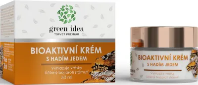 Green Idea Bioactive Cream with Snake Venom - Крем для тела: уход за кожей, разглаживание и упругость, 50 мл