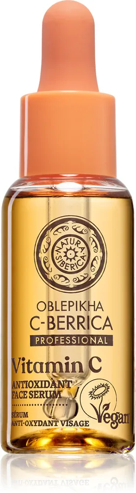 Natura Siberica Oblepikha C-Berrica - Сыворотка с витамином C для упругости и антиоксидантного действия, 30 мл