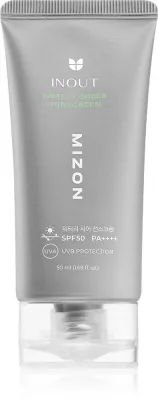 Mizon Inout Watery Sheer Sunscreen - Легкий увлажняющий крем для лица с защитным действием SPF 50+, 50 мл