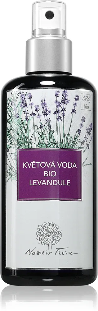 Nobilis Tilia Floral Water BIO Levandule - в контексте того, что это тоник для лица с успокаивающим действием, 200 мл