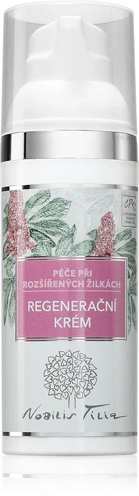 Nobilis Tilia Pece Při Rozšířených Žilkách Regeneracní Krem - Крем для лица восстанавливающий для расширенных и треснувших сосудов, 50 мл